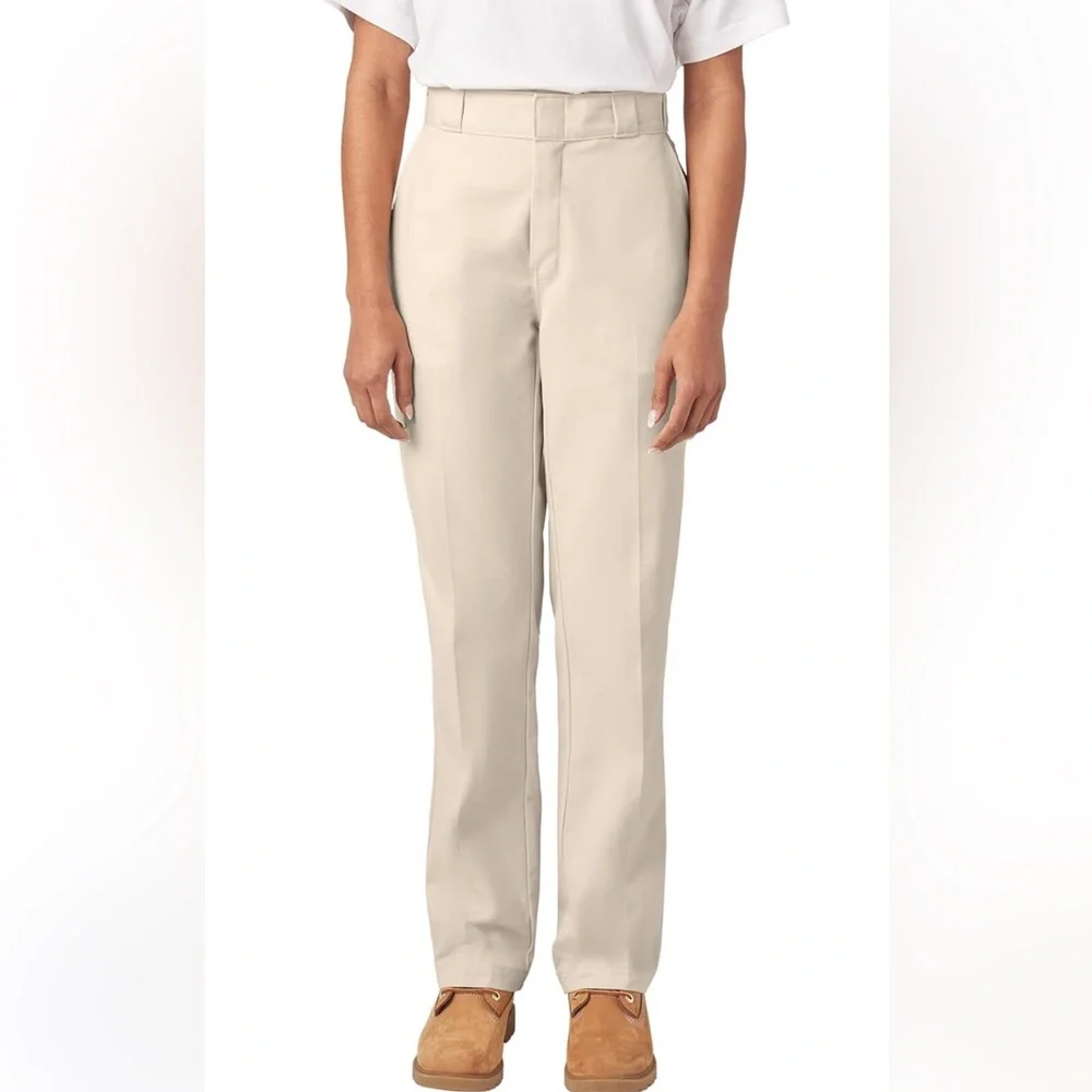 Dickies Original Fit Work Pants Khaki 8/29 Regular NWT - Picture 4 of 8